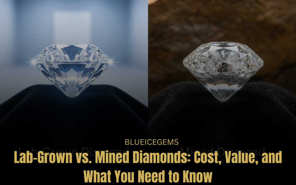 BlueIceGems Feature: Lab-Grown vs. Mined Diamonds - Cost, Value, and Key Information