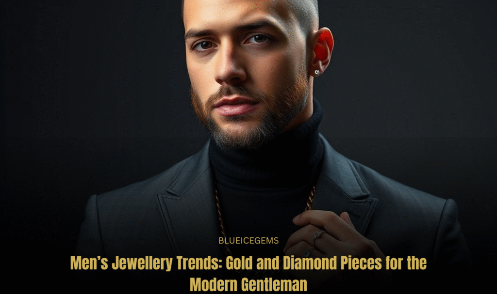 BlueIceGems Feature: Men's Gold and Diamond Jewellery Trends for the Modern Gentleman