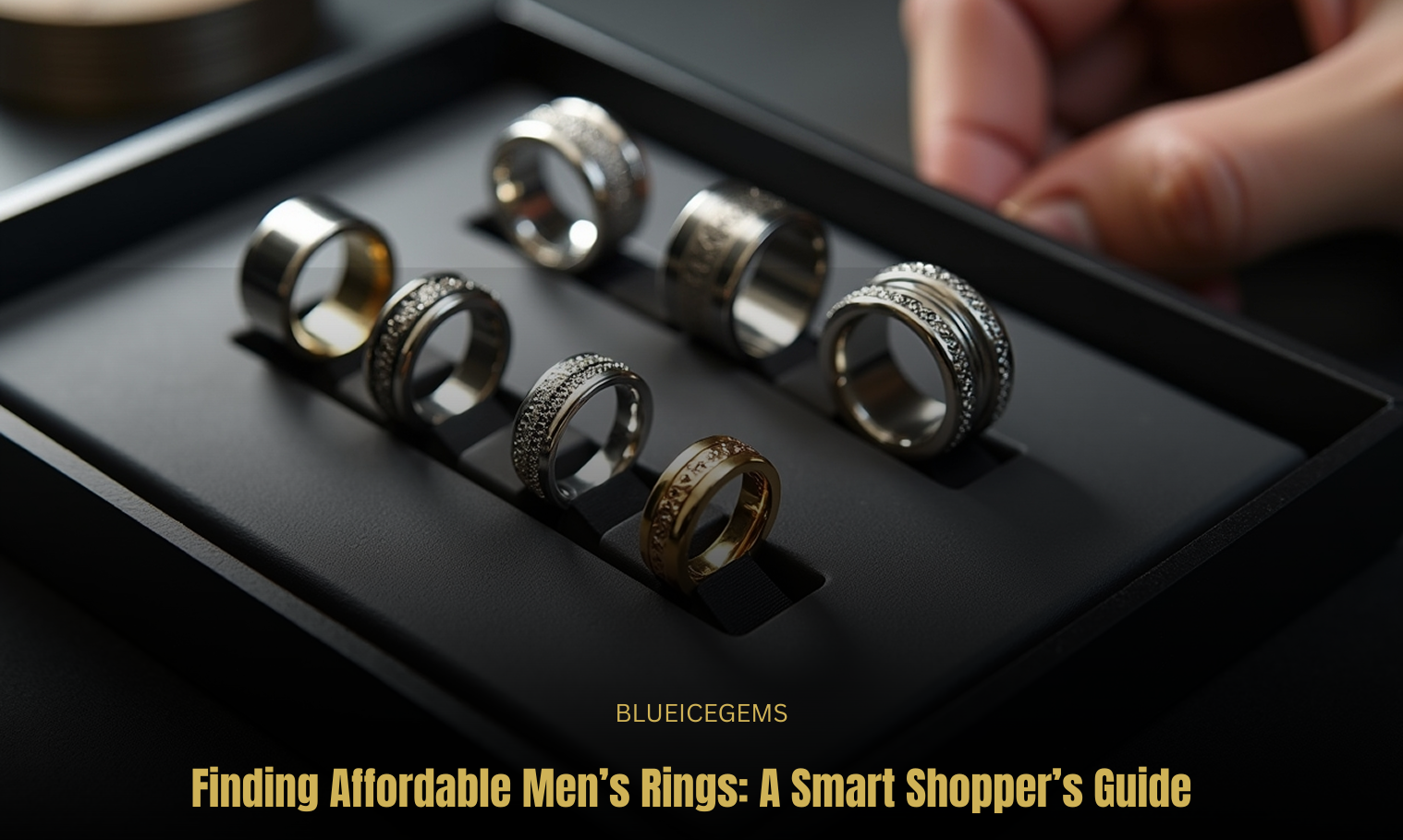 BlueIceGems Feature: Smart Shopper's Guide to Finding Affordable Men's Rings