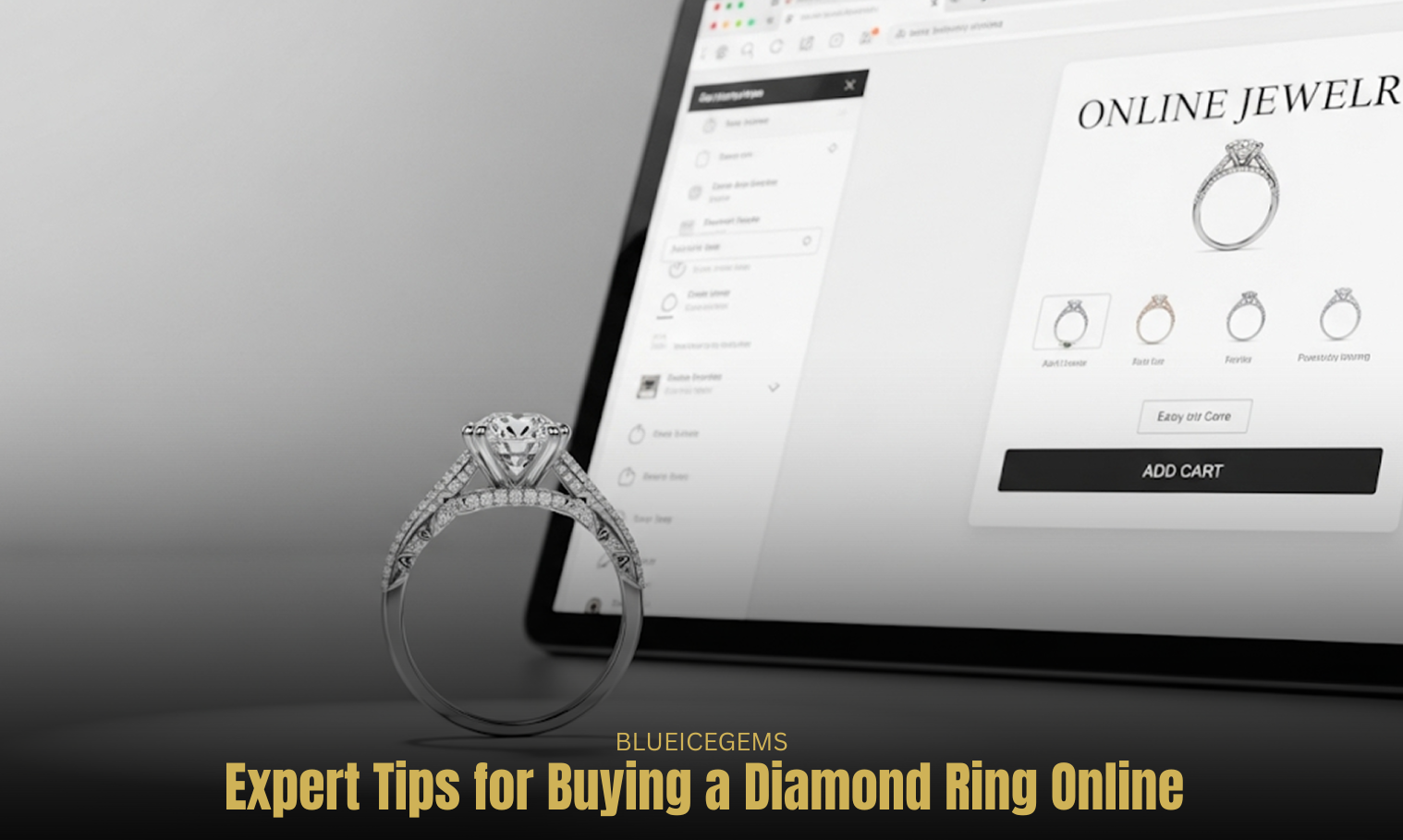 BlueIceGems Feature: Expert Tips for Confidently Buying a Diamond Ring Online BlueIceGems Feature: Expert Tips for Confidently Buying a Diamond Ring Online