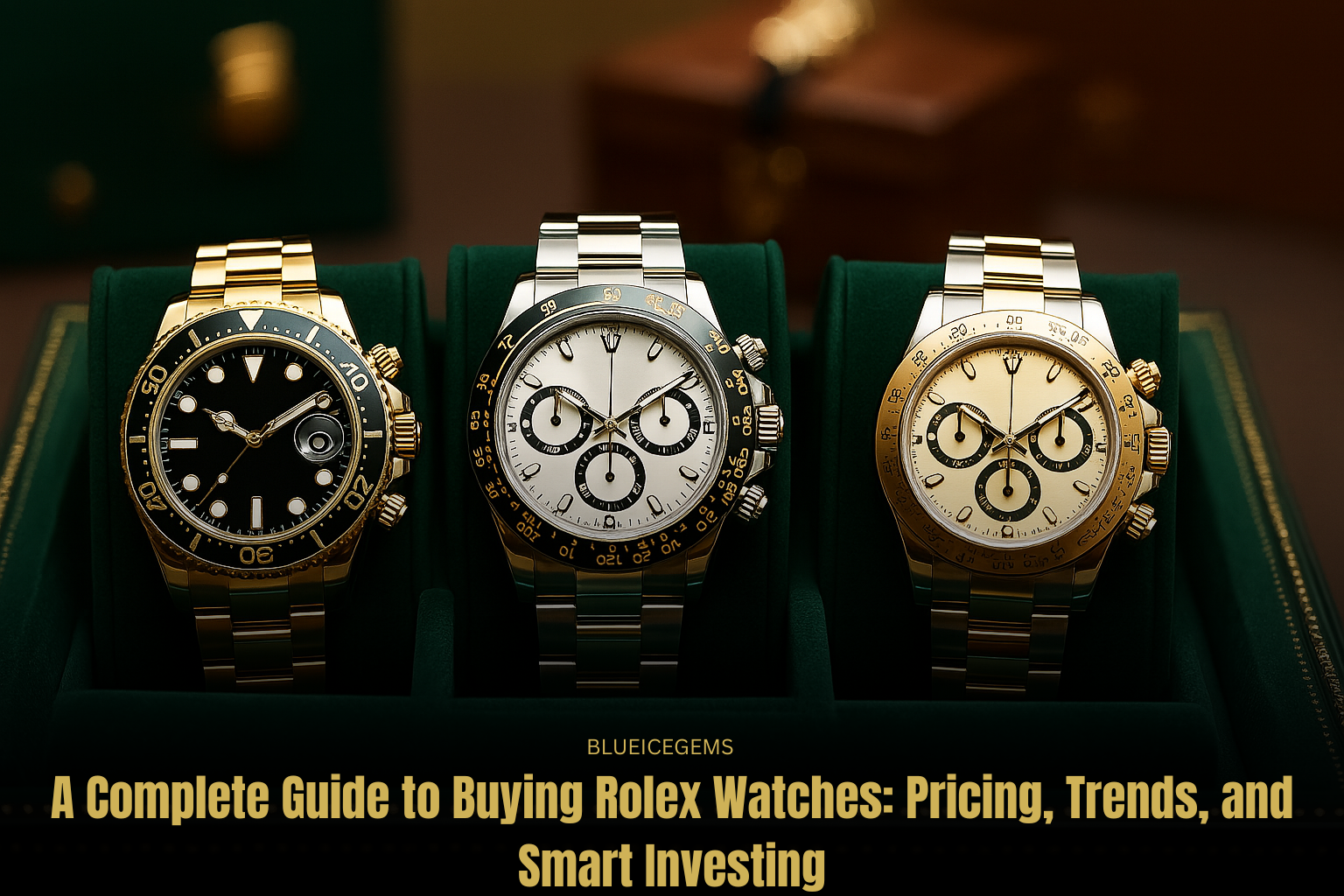 BlueIceGems Feature: A Complete Guide to Buying Luxury Timepieces - Pricing, Trends, Investment